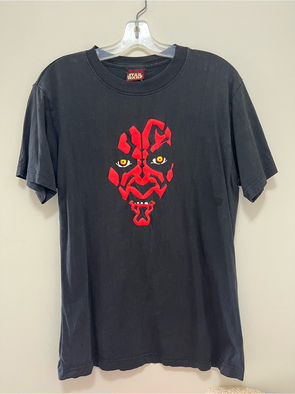Vintage 1999 Star Wars Episode I Darth Maul Face T-Shirt